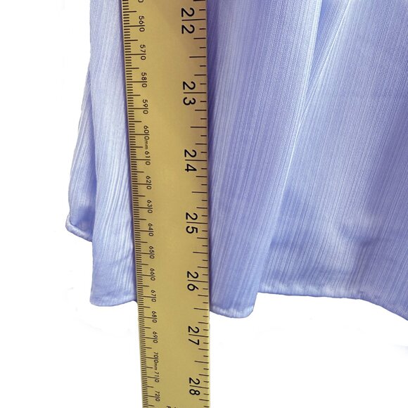 NWT Vintage Sears Blue Romantic Lace Nylon Tricot Cami Top Medium (12–14) - Picture 6 of 8